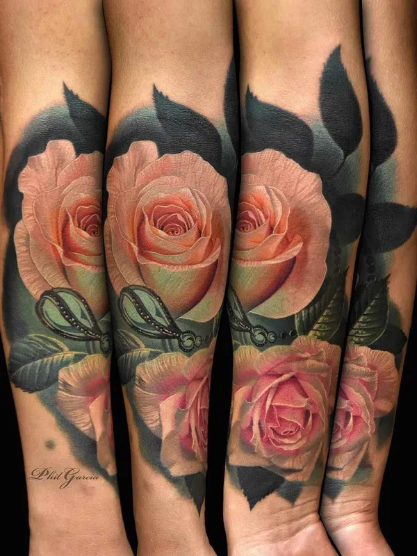 color realism 纹身 在 forearm #2681 | 纹身师 Phil Garcia