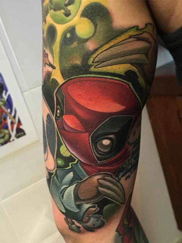 color new school tattoo on forearm #2653 | Tattoo Artist Jamie Ris