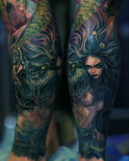 Тату эскиз #2151 Тату мастер Nika Samarina