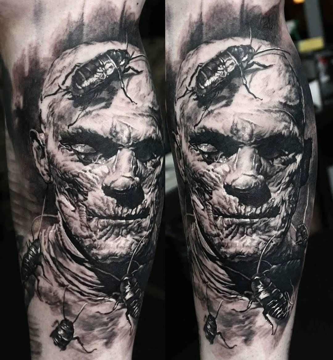 realism tattoo artist Domantas Parvainis | 写实纹身艺术家 Domantas Parvainis 黑白与彩色写实纹身