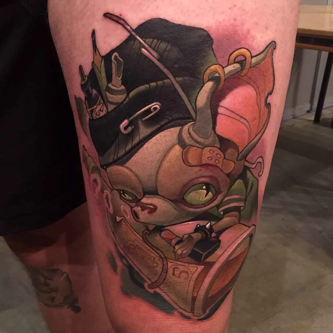 tatuaggio nuovo stile artista Jamie Ris | Тату мастер Jamie Ris ньюскул татуировки, эскизы