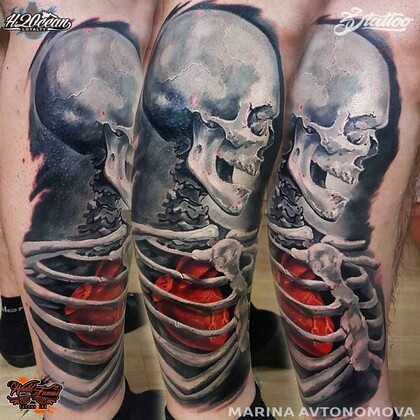 Тату эскиз #2614 Тату мастер Marina Avtonomova
