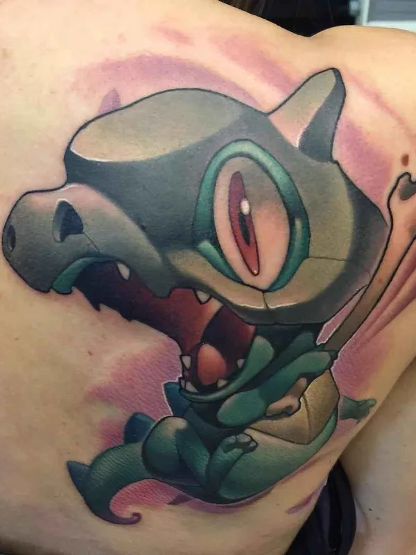 color anime tattoo on shoulder blade #2652 | Tattoo Artist Jamie Ris