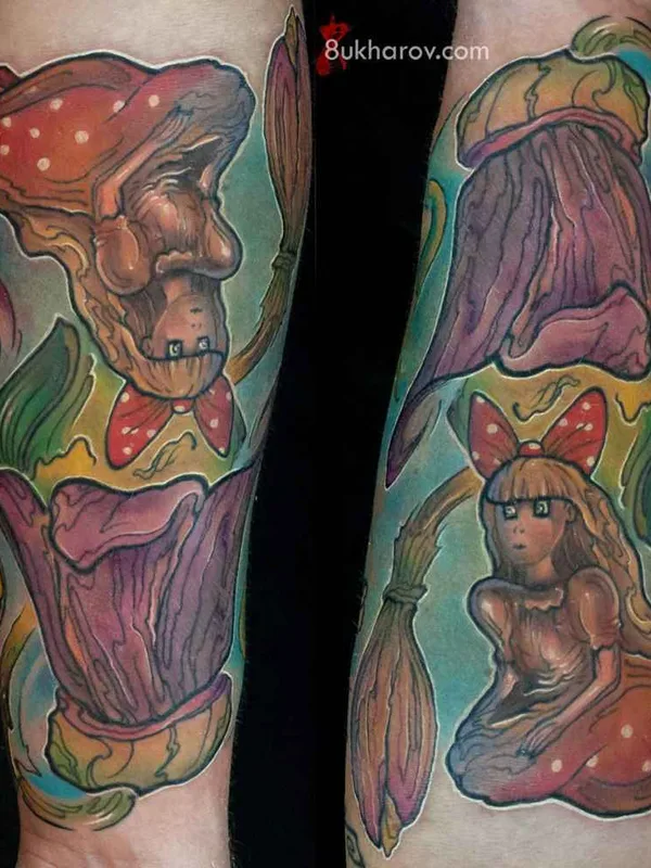 color illustrative татуировка на forearm #1609 | Тату мастер Иван Бухаров