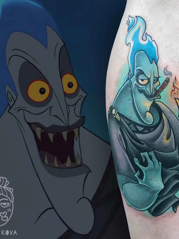 color cartoon Tatuaggio su forearm #13027 | Tatuatore Natali Korotkova