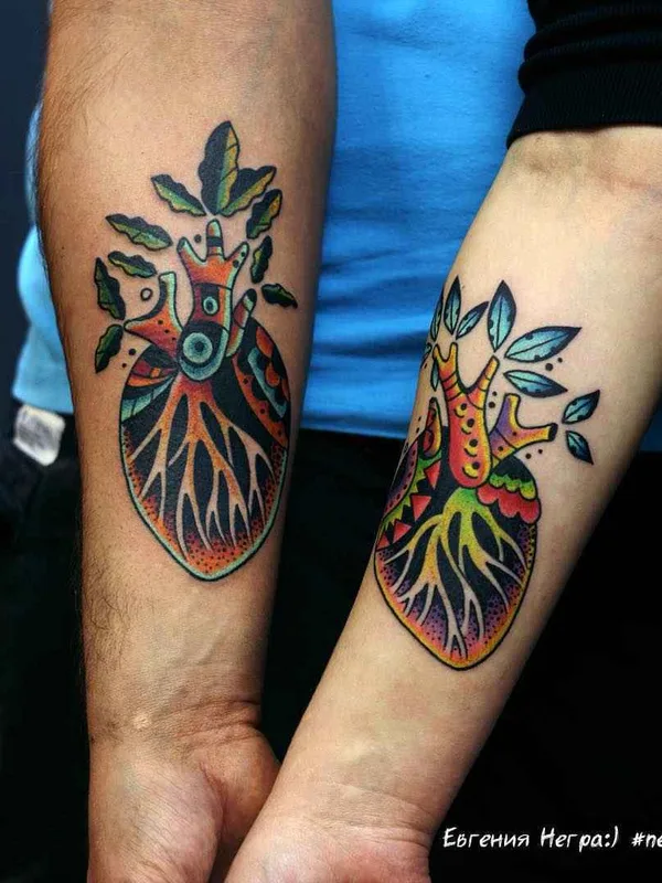color neo traditional Tatuaggio su forearm #13260 | Tatuatore Евгения Негра