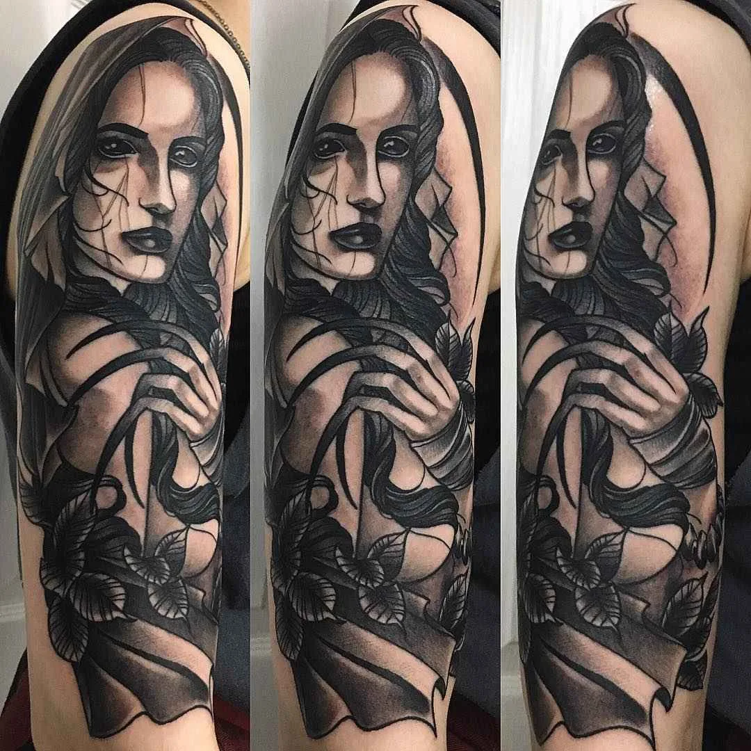 artista de tatuagem Jason James Smith neo tradicional graphic tattoo Londres