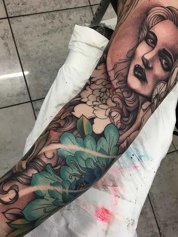 color realism Tatuagem em full sleeve #13239 | Tatuador Jason James Smith