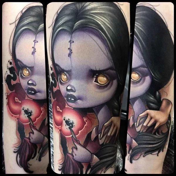 Neo Traditional tattoo by Kelly Doty