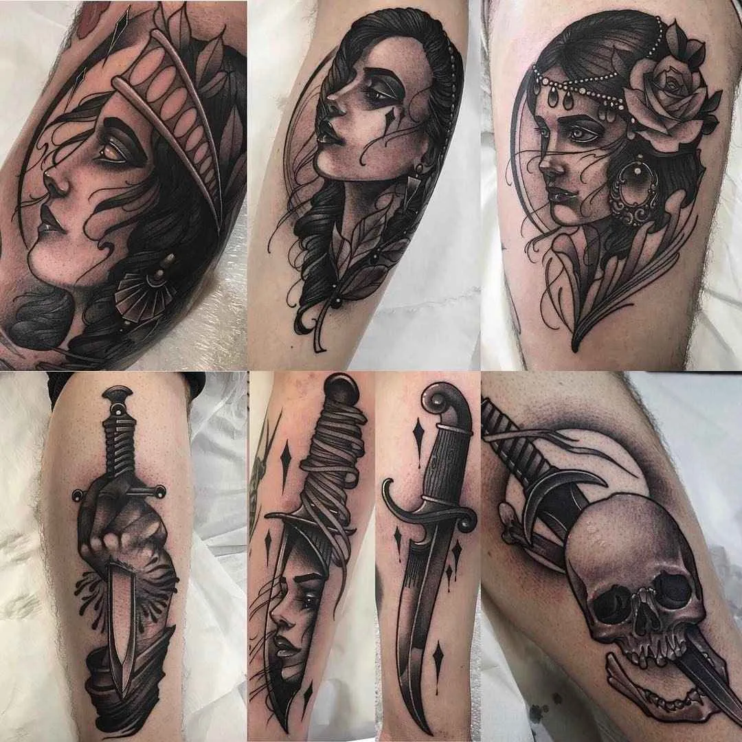 artista de tatuagem Jason James Smith neo tradicional graphic tattoo Londres