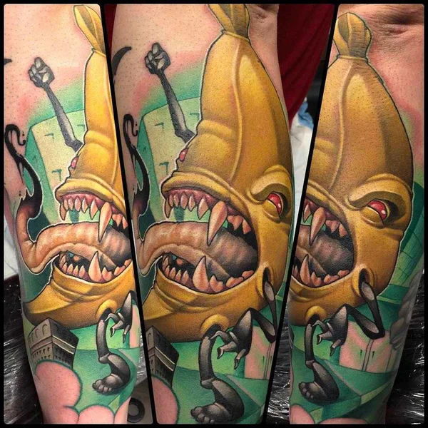 Neo Traditional tattoo by Kelly Doty