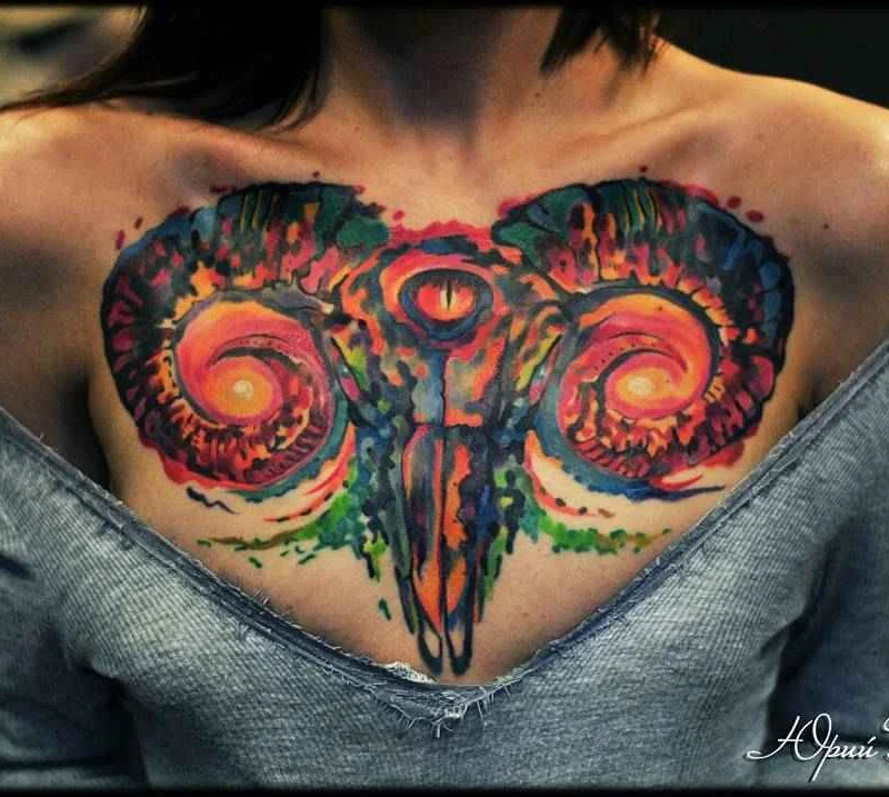 Yuriy Barinov's fantasy tattoos