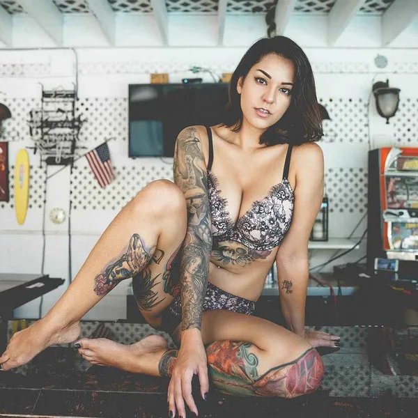 tattoo #13299 | Tattoo Model Stephanie Marazzo