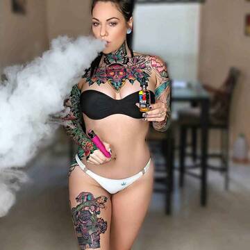 Татуировки и Vape - Pandora Blue