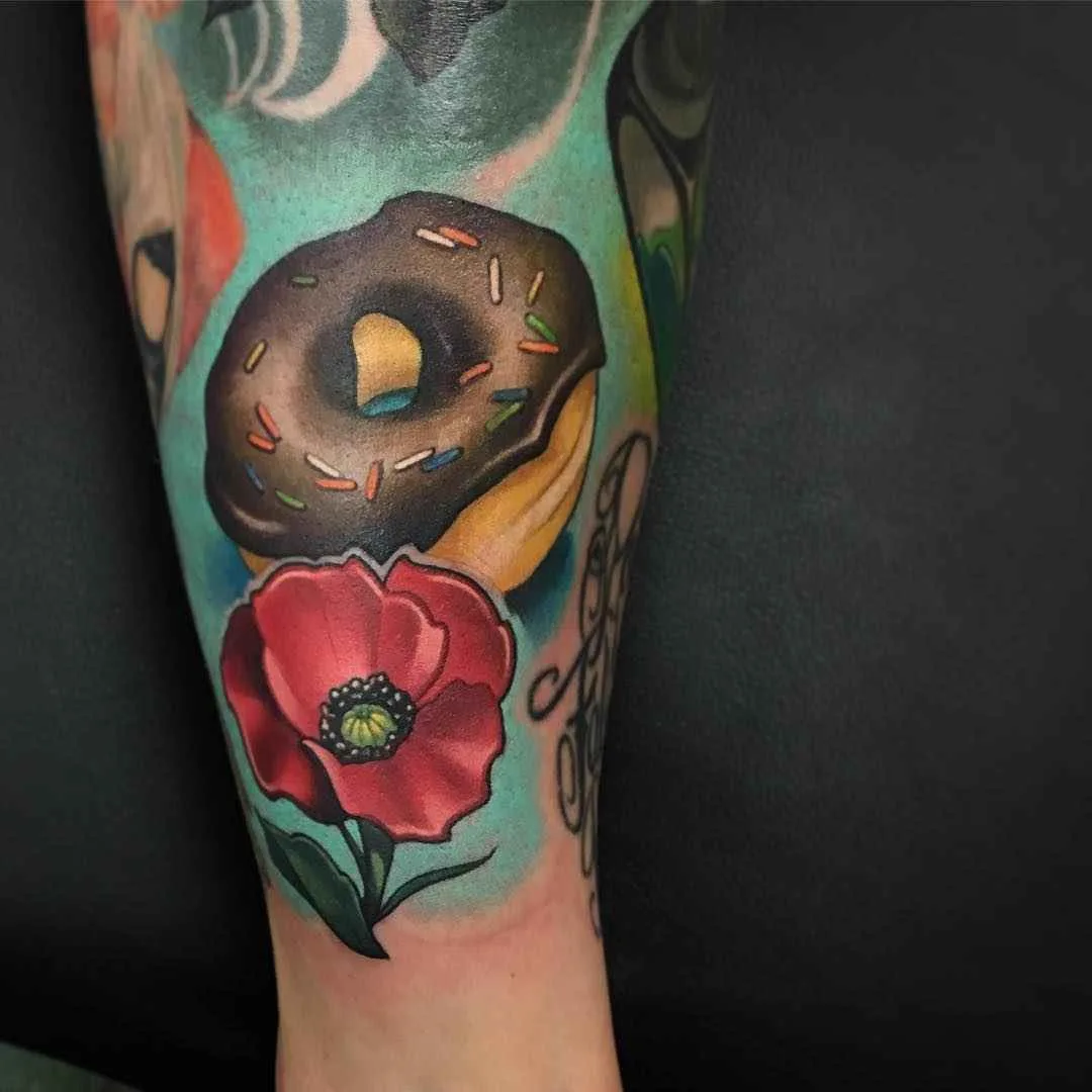 Tattoo artist Timmy B neo traditional, new school tattoo
