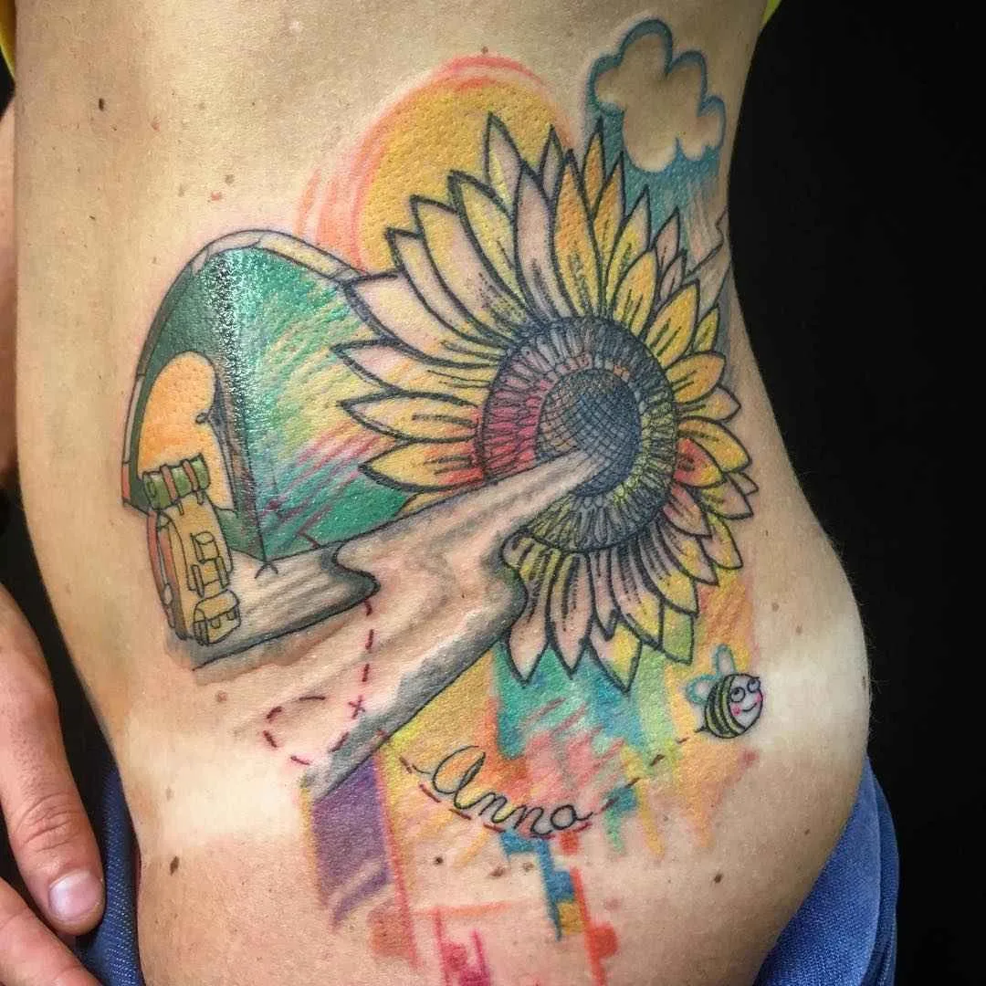Tattoo artist Fabio Morof Moro authors style sketch tattoo