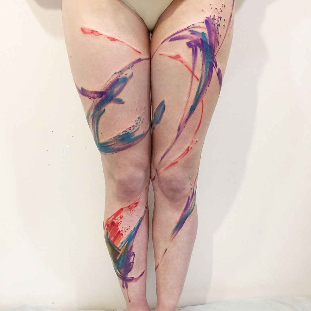 Мужские татуировки абстракция: искусство на коже