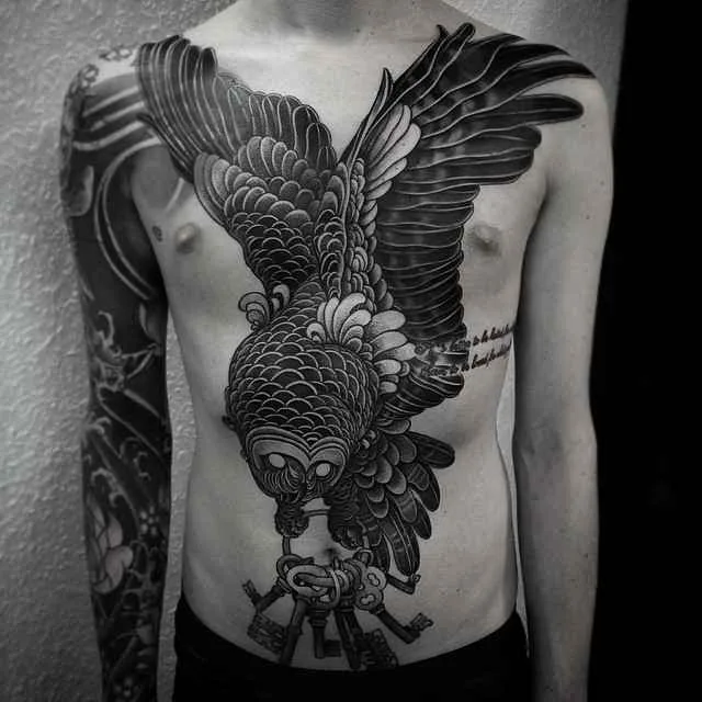 Tatuista Alexander Grim tatuagem blackwork