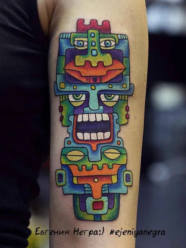 color illustrative Tatuaggio su forearm #13252 | Tatuatore Евгения Негра