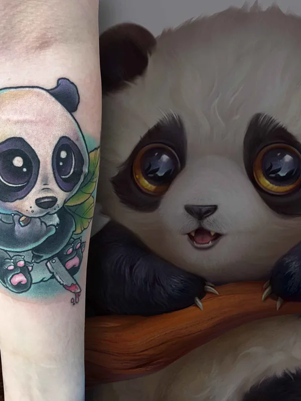 color illustrative Tatuaggio su forearm #13032 | Tatuatore Natali Korotkova
