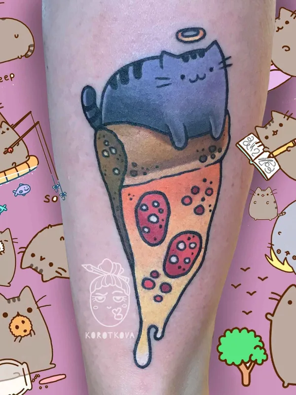 color cartoon Tatuaggio su forearm #13033 | Tatuatore Natali Korotkova