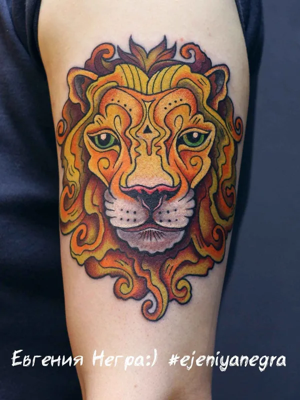color neo traditional Tatuaggio su forearm #13253 | Tatuatore Евгения Негра