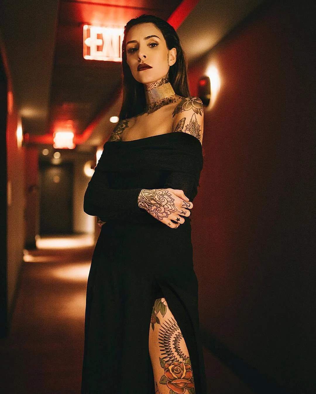 Modello tatuato Mar&iacute;a Candelaria Tinelli (Lel&eacute;), modello alternativo, ragazza tatuata | Buenos Aires, Argentina