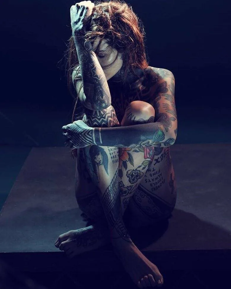 Modello tatuato Mar&iacute;a Candelaria Tinelli (Lel&eacute;), modello alternativo, ragazza tatuata | Buenos Aires, Argentina
