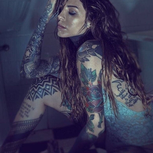 🔥 Горячие фото, портфолио модели  #24219 Тату модель María Candelaria Tinelli