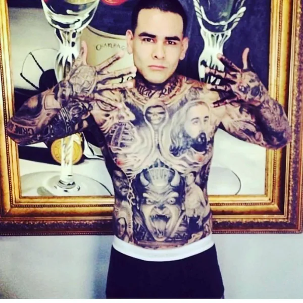 tatuaje #24387 | Modelo de tatuaje Crazy Ruben (Ruben Contreras)