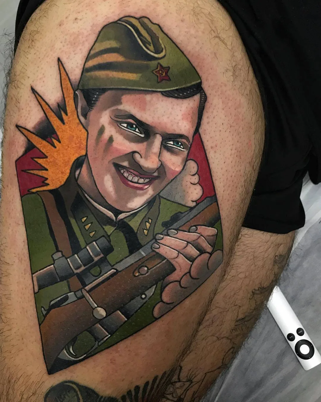 Tattoo artista Roger Mares, tattoo neo tradizionale a colori | Spagna
