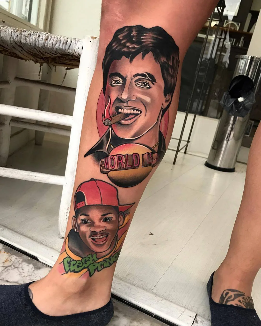Tattoo artista Roger Mares, tattoo neo tradizionale a colori | Spagna