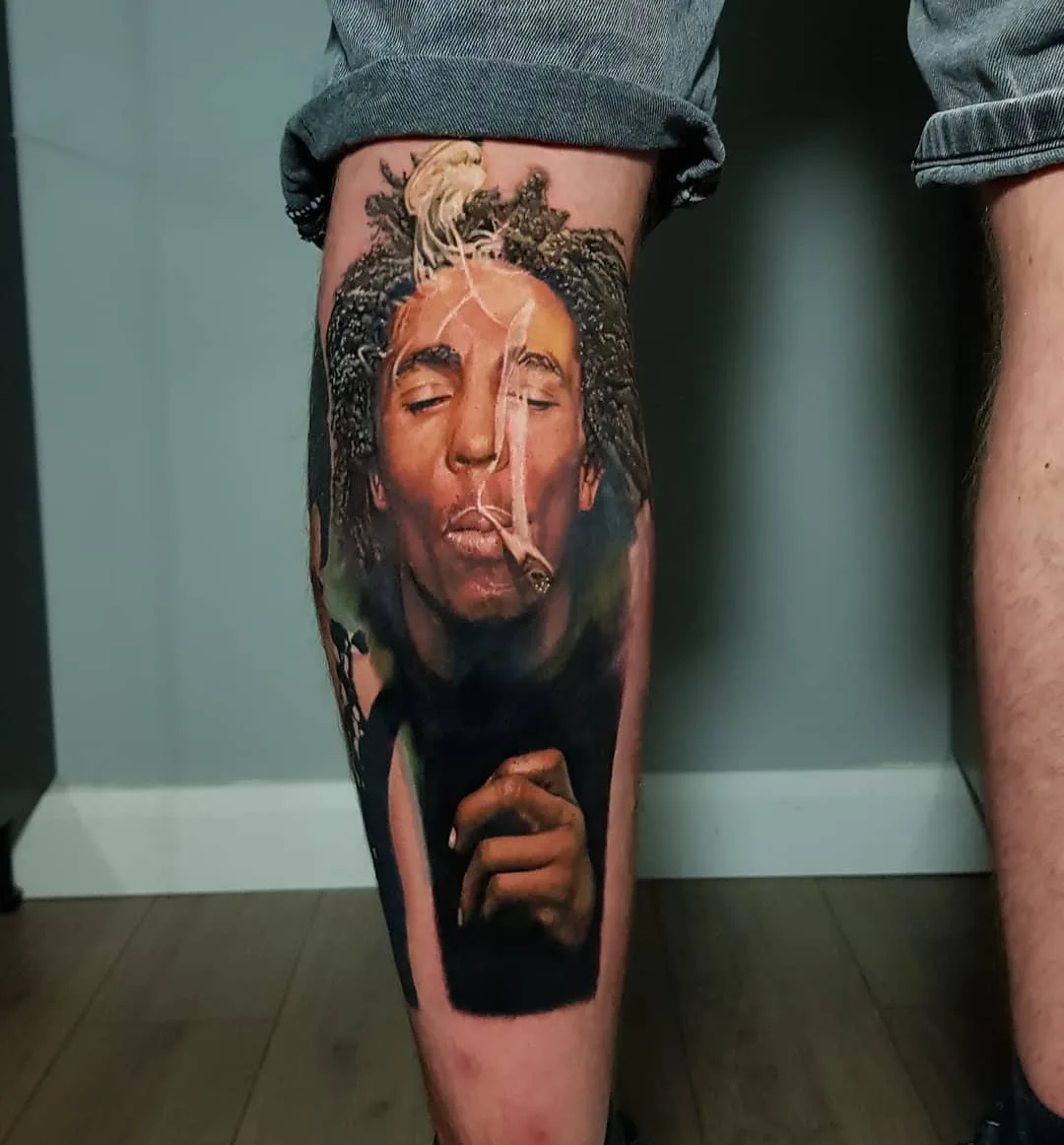 Artista de tatuagem Amy Edwards, retrato colorido realista de tatuagem | Reino Unido, Sutton Coldfield