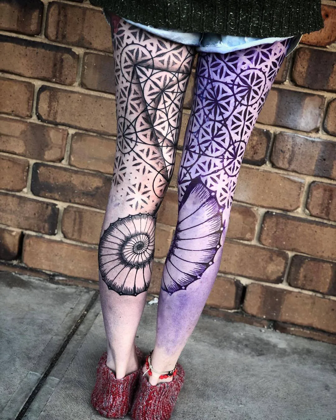 Tattoo artist Keegan Sweeney, black ornamental tattoo | Australia