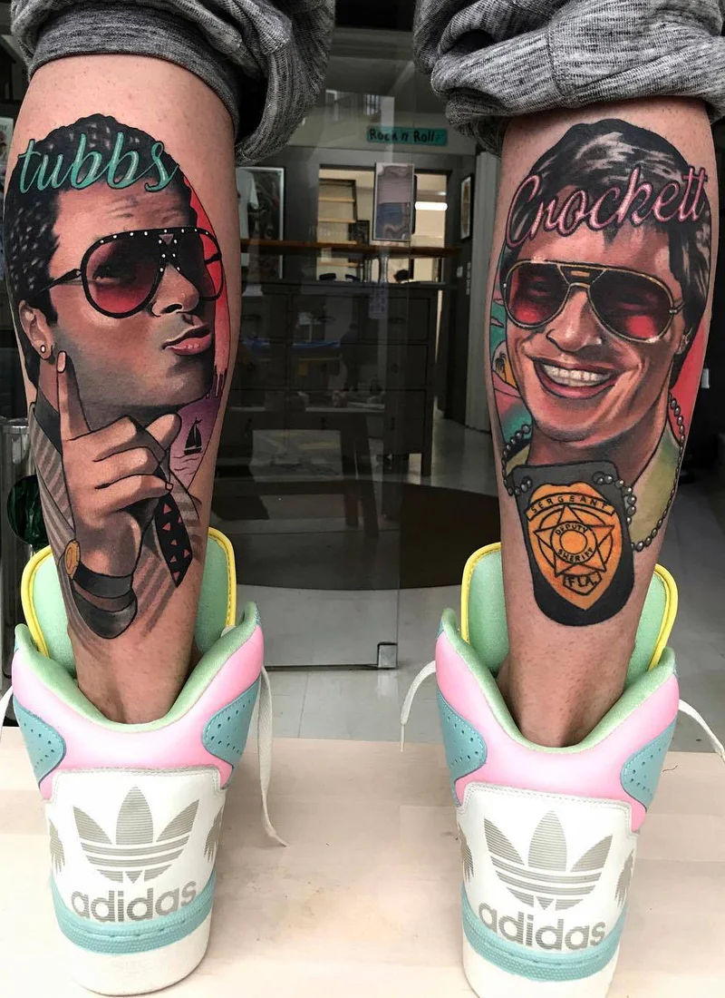 Roger Mares's neo tradizionale tatuaggio