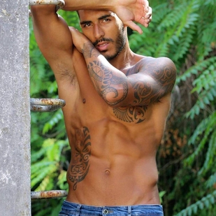 🔥 Горячие фото, портфолио модели  #24557 Тату модель Paulo Philippe