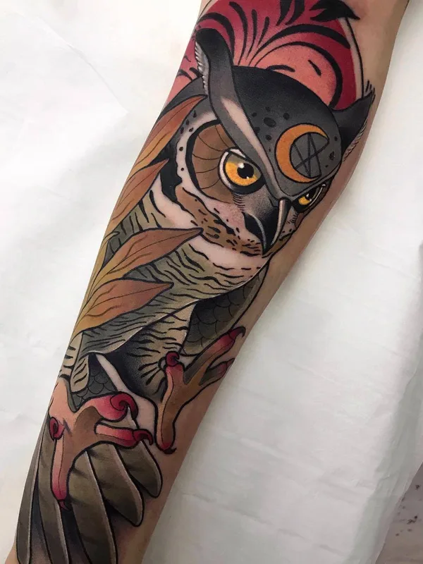 color neo traditional Tatuaggio su forearm #25129 | Tatuatore Roger Mares