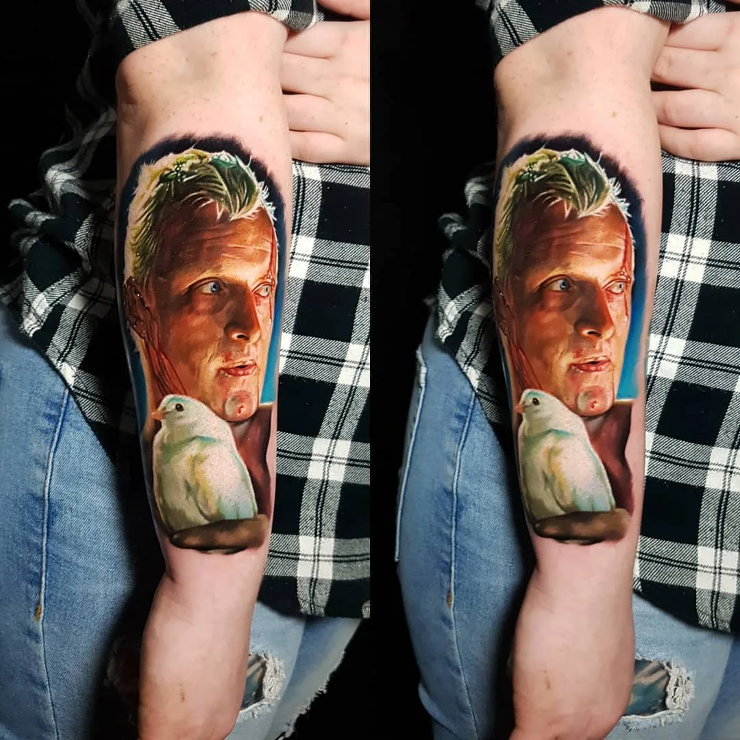 Artista de tatuagem Amy Edwards, retrato colorido realista de tatuagem | Reino Unido, Sutton Coldfield