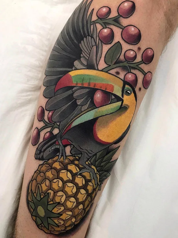 color neo traditional Tatuaggio su forearm #25130 | Tatuatore Roger Mares