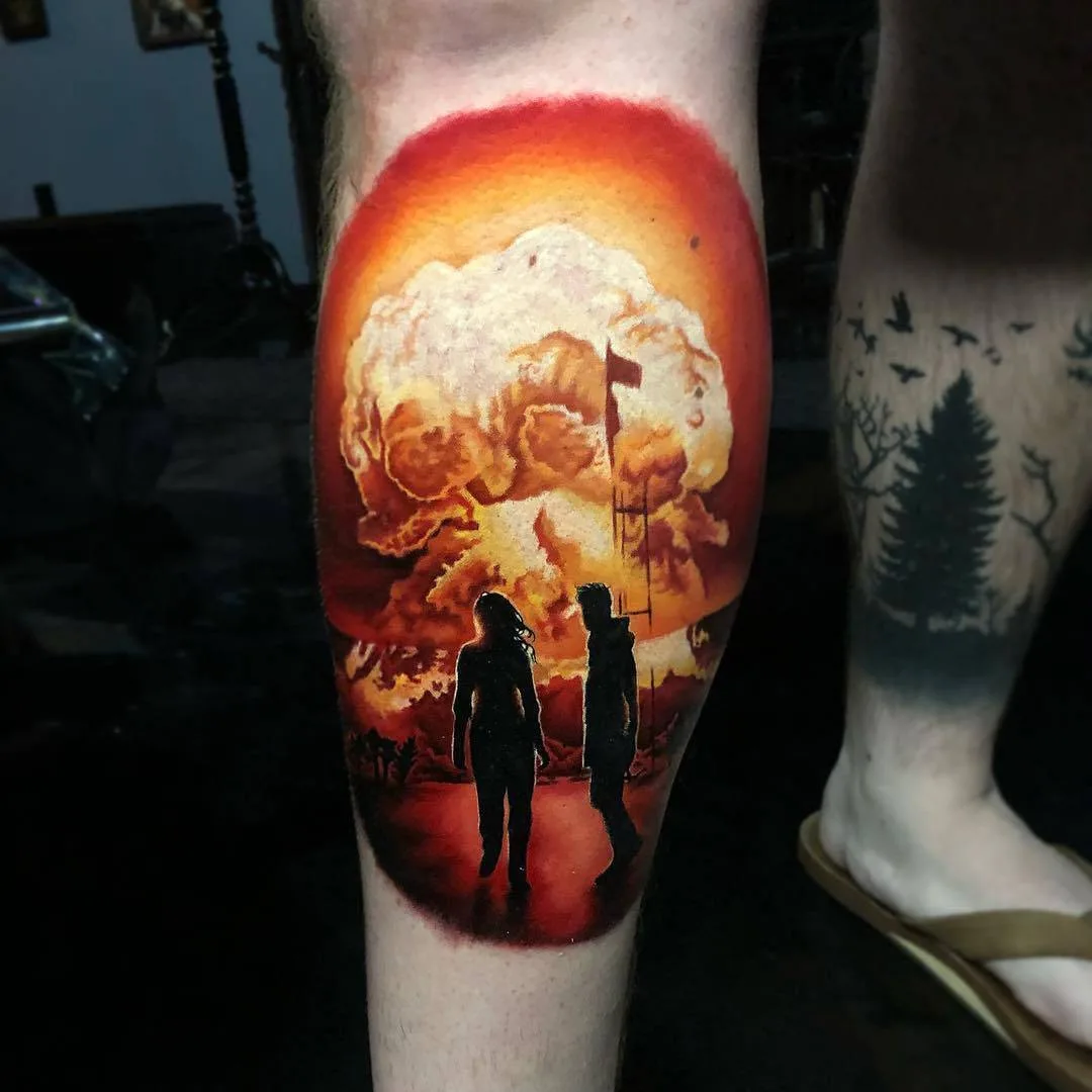 Tattoo artist Kirsten Pettitt, color realistic portrait tattoo | United Kingdom