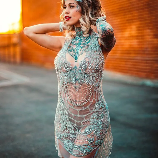 татуировка #24459 | Тату Модель Madelyn Lance