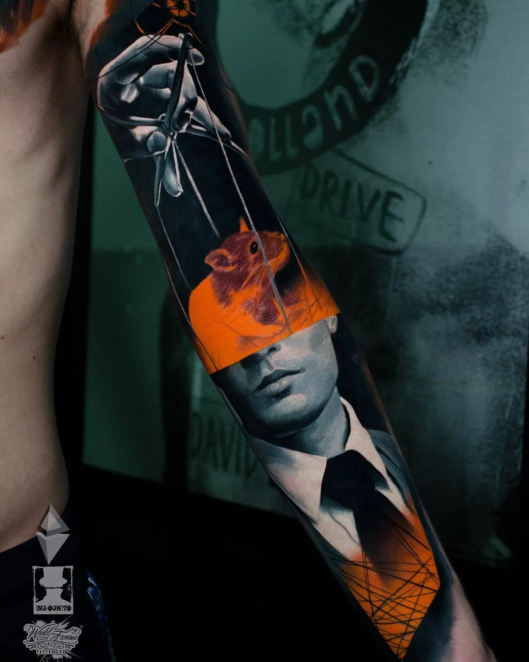 Artista di tatuaggi Darek Dokt&oacute;r Ink-Ognito, tatuaggi a colori e nero e grigio realistici surrealisti | Polonia