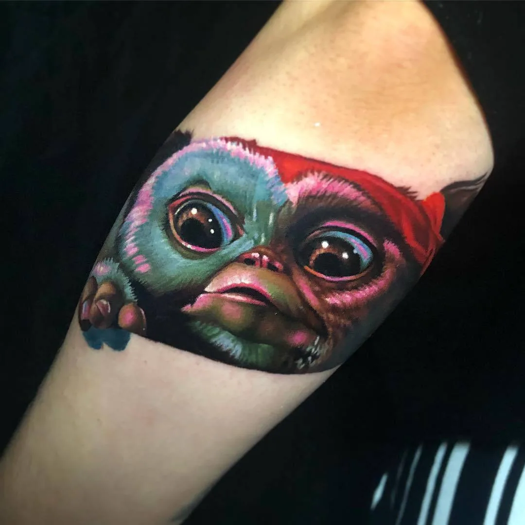 Tattoo artist Kirsten Pettitt, color realistic portrait tattoo | United Kingdom