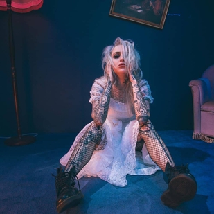 🔥 Горячие фото, портфолио модели  #25364 Тату модель Shelly D'inferno