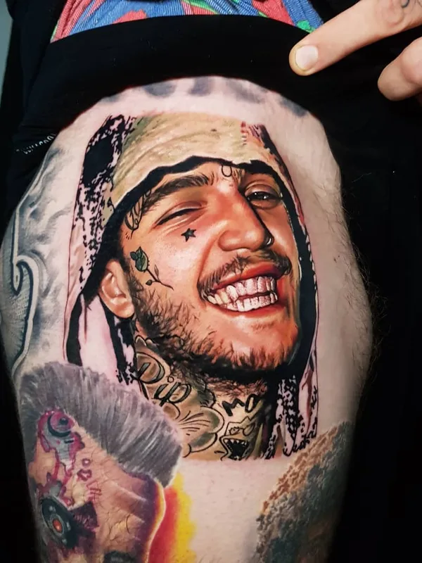 male color realism Tatuaggio su thigh #25457 | Tatuatore Amy Edwards