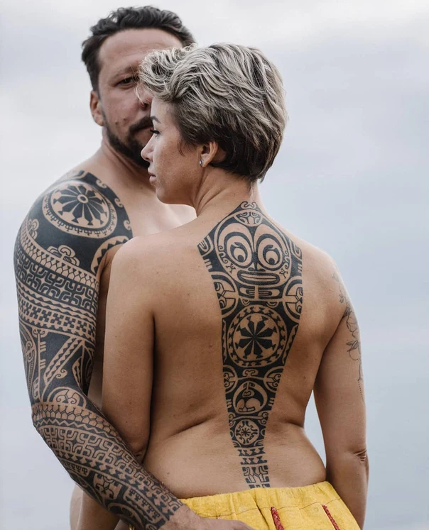 Tribal Geometric, Symbolic tattoo on Full Back