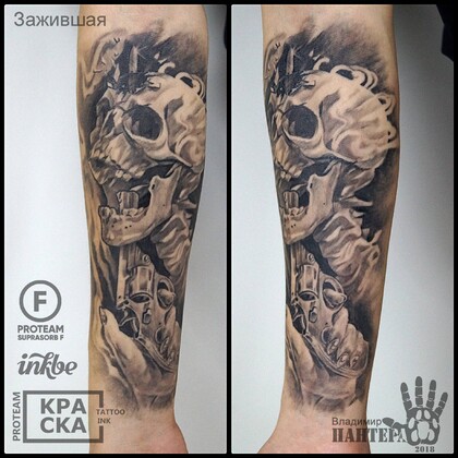 Тату эскиз #32556 Тату мастер Vladimir PANTERA Korolev