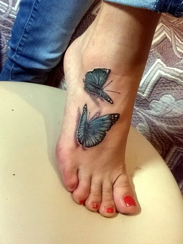female color realism Tatuaggio su foot #32620 | Tatuatore Andrey Brendin