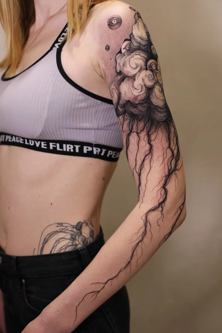 Tattoo artist Konstantin Strokin, blackwork graphics tattoo | Moscow, Russia