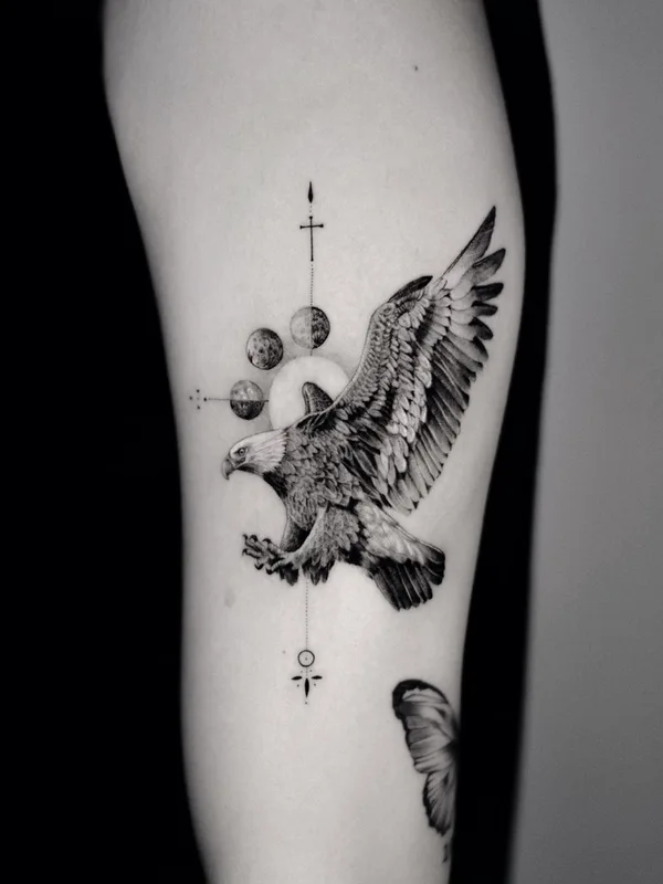 black and grey realism 纹身 在 thigh #37574 | 纹身师 Maxime Etienne